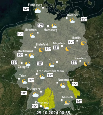 Zu den Unwetterwarnungen