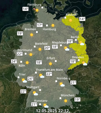Zu den Unwetterwarnungen
