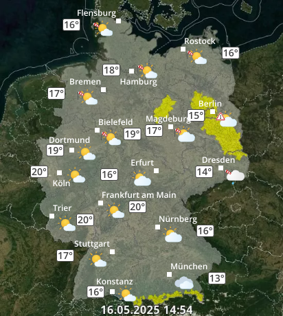 Zu den Unwetterwarnungen