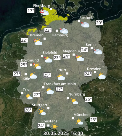 Zu den Unwetterwarnungen