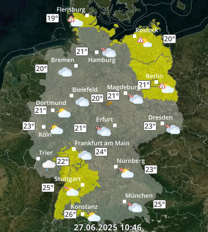 Zu den Unwetterwarnungen