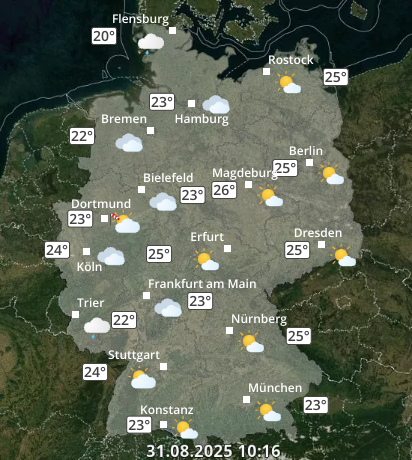 Zu den Unwetterwarnungen