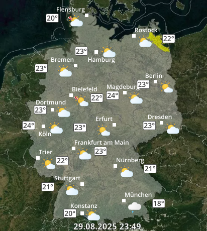 Zu den Unwetterwarnungen