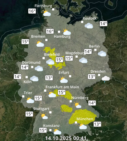 Zu den Unwetterwarnungen