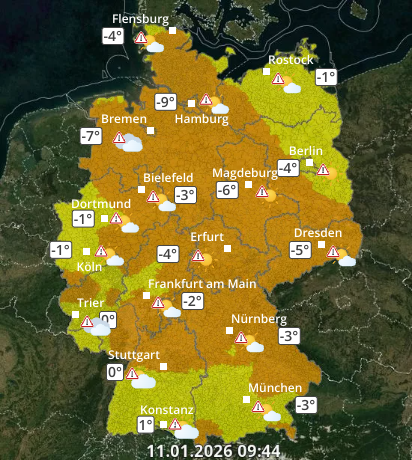 Zu den Unwetterwarnungen