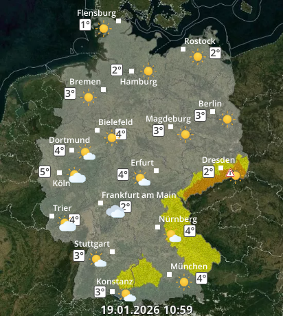 Zu den Unwetterwarnungen
