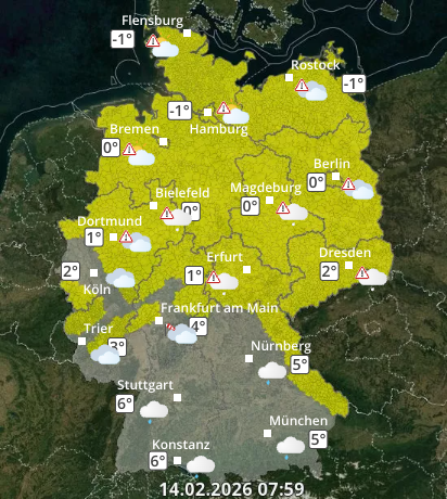 Zu den Unwetterwarnungen