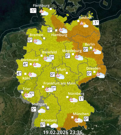 Zu den Unwetterwarnungen