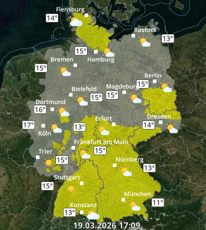 Zu den Unwetterwarnungen