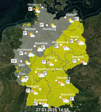 Zu den Unwetterwarnungen