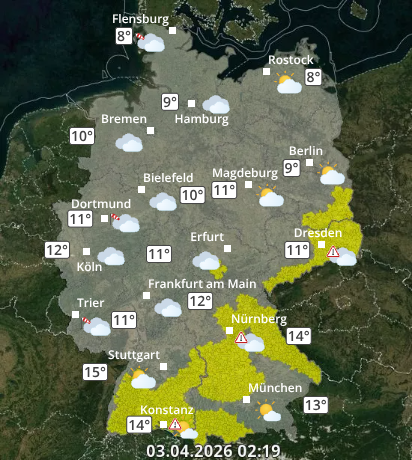 Zu den Unwetterwarnungen