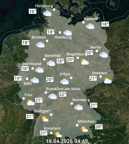 Zu den Unwetterwarnungen