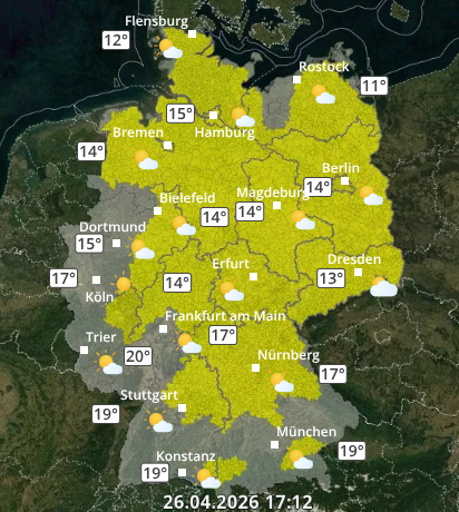 Zu den Unwetterwarnungen