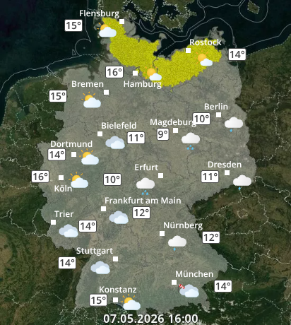 Zu den Unwetterwarnungen