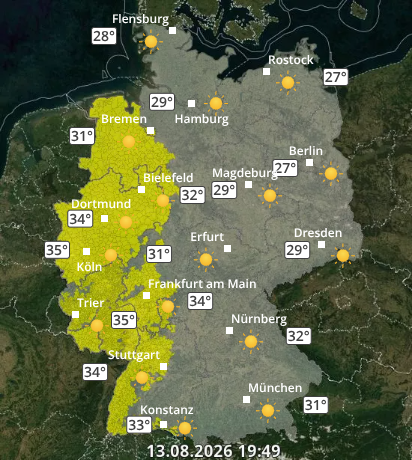 Zu den Unwetterwarnungen