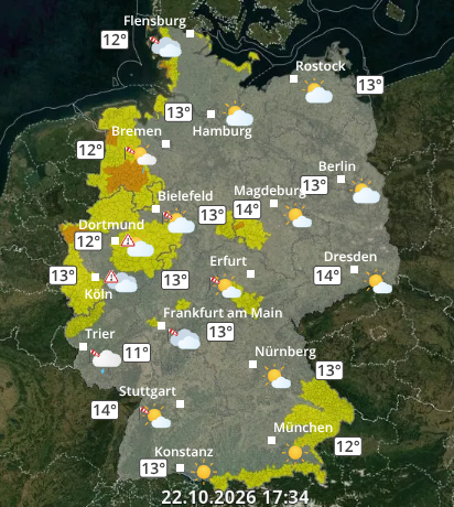 Zu den Unwetterwarnungen