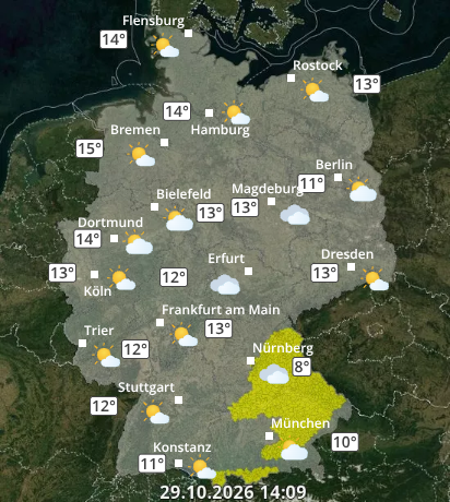 Zu den Unwetterwarnungen